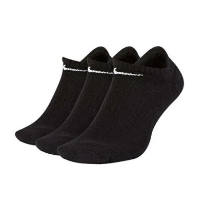 Nike Unisex Calf Socks Pack of 3 - SX4720- Black